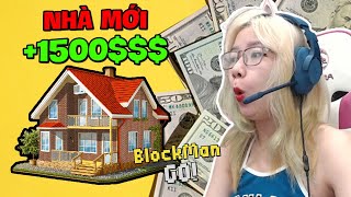 Tôi Bán Bánh Mì Bao Lâu Mới Mua Được Nhà Mới Trong Blockman GO [upl. by Ahsats]