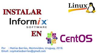 Como instalar Informix en Centos 7 [upl. by Helge]