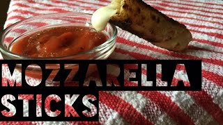 Healthy Mozzarella Sticks Recipe  How To Make Low Fat Low Calorie Mozzarella Sticks [upl. by Yakcm]