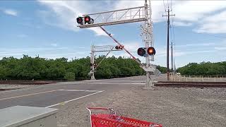 Railroad Crossing Excelsior Ave Hanford CA [upl. by Gnik]