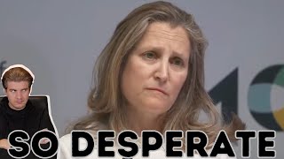 WATCH Chrystia Freeland Calls Canadians quotCOLD CRUEL AND SMALLquot [upl. by Nama]