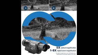 ESSLNB Night Vision Monocular 5X40 Night Vision Infrared IR Camera HD Digital Night Vision Scopes [upl. by Ripp]