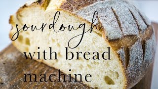 Easy Sourdough Bread with Your Bread Machine [upl. by Ravert]