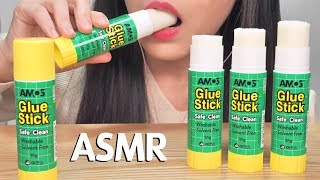 ASMR EDIBLE GLUE STICK MUKBANG 먹는 딱풀 먹방 咀嚼音 食用スティックのり EATING SOUNDS [upl. by Eocsor]