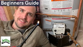 Easiest Way To Light A Gas Water Heater Pilot Light [upl. by Knowle]