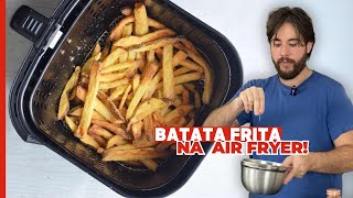 BATATA FRITA NA AIRFRYER  SUPER CROCANTE E SEQUINHA [upl. by Job]