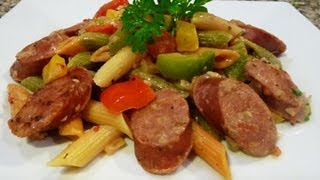 Italian for Dinner Penne with Italian Sausage How To [upl. by Alvis]