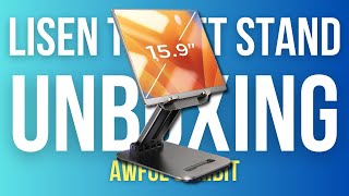 Lisen Extendable Tablet Stand Unboxing amp Overview [upl. by Idnis603]