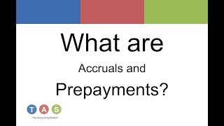 What are Accruals and Prepayments [upl. by Ecirted673]