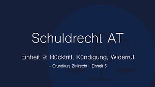 Rücktritt Kündigung und Widerruf [upl. by Ahsiekar]