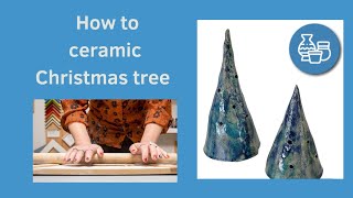 Live keramiek kerstboom maken  ceramic Christmas tree door AtelierBertina [upl. by Anhoj]