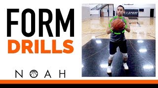 3 MUST DO Drills for Perfect Form  Basketball Shooting Drills [upl. by Ahsienek]