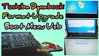 Toshiba Dynabook Format Upgrade Boot Menu [upl. by Rollecnahc]