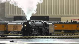 Indoor g scale Hudson smoking like real MUST SEE [upl. by Nibaj]