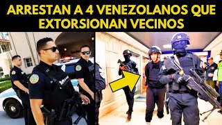 ARRESTAN A 4 VENEZOLANOS QUE EXTORSIONAN VECINOS EN COLORADO [upl. by Irec]