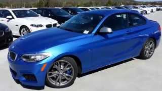 NEW BMW M235i Estoril Blue Walk Around Car Review [upl. by Flosser]