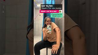 My Weight loss Diet for Thyroid  Day 96180 of Fitness Journey thyroidhealing weightlossjourney [upl. by Refennej]