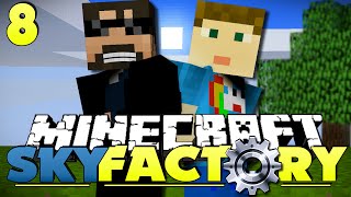 Minecraft Modded SkyFactory 8  ORGANIZE AND FLY [upl. by Sparkie]