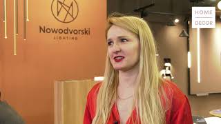 Targi Home Decor 2023  Paulina Boś Nowodvorski Lighting [upl. by Imar]