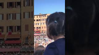 Children Sing and Enjoy the Palio Event horse horserace paliodisiena [upl. by Neved5]