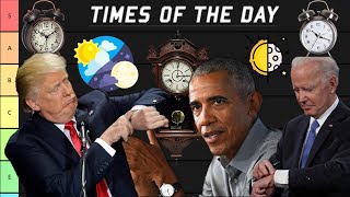 PRESIDENTS RANK TIMES OF THE DAY [upl. by Higinbotham256]