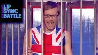 Stephen Merchant gets Dirrty on Lip Sync Battle [upl. by Esemaj]