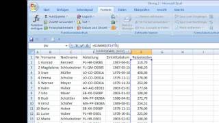 Excel Funktionen und Formeln [upl. by Cesaro]