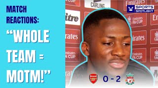 Ibrahima Konaté on Liverpools win against Arsenal  Arsenal 02 Liverpool  FA Cup 3rd Round [upl. by Garneau]