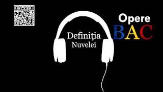 Definitia Nuvelei  OPERE BAC [upl. by Gaylord]