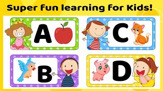 ABCs Phonics and Numbers Spelling Flashcards for Kids [upl. by Redlac]