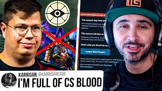 Karrigan RIPS Valves Deadlock Summit1g BANNED on Steam 35k Inventory  CS NEWS [upl. by Bradshaw]