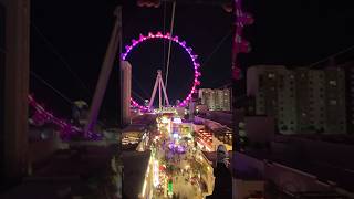 Flying High in Vegas The Ultimate Fly Linq Zipline Adventure [upl. by Lipfert]