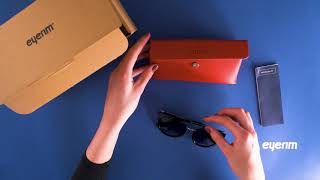 eyerim presents Unboxing of Guess GU7459 01B sunglasses [upl. by Aiveneg462]