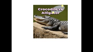 Crocodile vs Alligator Spot the Difference m2ktrends viralshorts video animals facts [upl. by Attenauq]