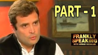 Frankly Speaking with Rahul Gandhi  Part 1  Arnab Goswami Exclusive Interview [upl. by Llemej310]