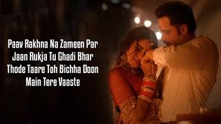 AANKH UTHI MOHABBAT NE LYRICS  EMRAAN HASHMI  JUBIN NAUTIYAL  TANISHK B MANOJ M  YUKTI T [upl. by Nnyleitak506]