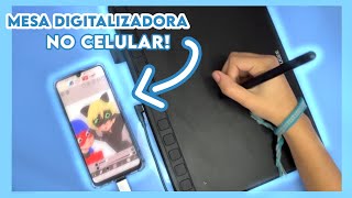 •MESA DIGITALIZADORA para o CELULAR Ugee S1060 Pen Tablet [upl. by Oswal]