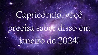 Capricórnio janeiro 2024 [upl. by Neom290]