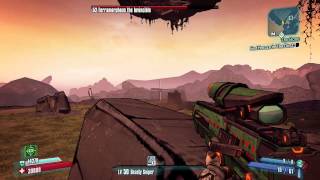 Borderlands 2  How to Solo Terramorphous as Zero in 2 minutes using Sniper [upl. by Nawram]