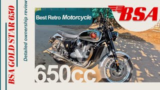 BSA Gold Star 650 Full Ownership Review Performance Features amp RealWorld Ride Test [upl. by Lenka24]