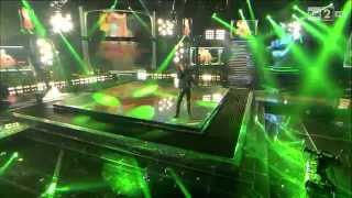 The Voice IT  Serie 2  Live 4  Giacomo Voli canta quotJeeg robot dacciaioquot [upl. by Mchail36]