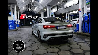 2022 Audi RS3 8Y Sound amp Launch Control POV by Munichscartester [upl. by Aldis]