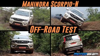 OffRoading In 2022 Mahindra ScorpioN Diesel 4x4 AT  MotorBeam हिंदी [upl. by Sylera]