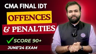 Offences amp Penalties under GST  CMA Final IDT June24 Exam  CA Karan Chandwani  Quick Revision [upl. by Iruj696]