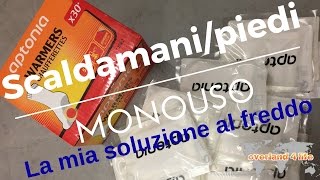 scaldamani o piedi monouso  la soluzione al freddo [upl. by Naxela52]