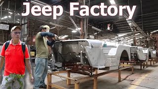 MD Juan Jeep Factory Tour WW2 Willys Jeep reproductions parts and kits [upl. by Aneez]