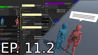 Unity Dialogue Editor Tutorial made with graph view Part 112  Rework [upl. by Sirovaj]