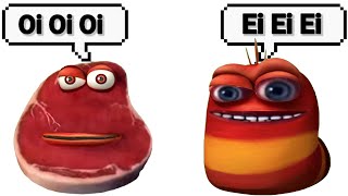 oi oi oi red larva Vs e e ei im on vacation Meme [upl. by Anniala]