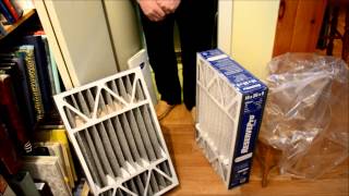 Furnace filter DIY how why and when to change forced air gas furnace filter [upl. by Pierro]