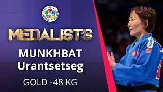 MUNKHBAT Urantsetseg Gold medal Judo Tbilisi Grand Slam 2021 [upl. by Anitnatsnok]